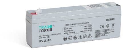 TRADEFORCE - Akku lyijy suljettu - Suljettu AGM 12V 2.1Ah HB