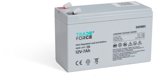TRADEFORCE - Akku lyijy suljettu - Suljettu AGM 12V 7Ah HB