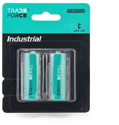 TRADEFORCE - Paristo alkali - LR14 C alkaline paristo 2 kpl