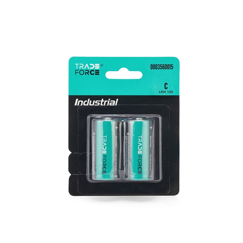 TRADEFORCE - Paristo alkali - LR14 C alkaline paristo 2 kpl