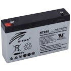 RITAR - Akku lyijy suljettu - Ritar RT680-F1 6V/ 8Ah F1-napa