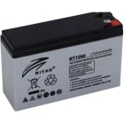 RITAR - Akku lyijy suljettu - RitarRT1260-F1-F2 12V/6AhF1-F2