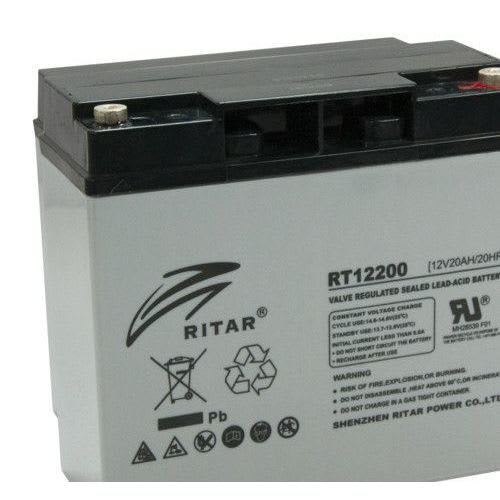 RITAR - Akku lyijy suljettu - RitarRT12200-F13 12V/20Ah F13n