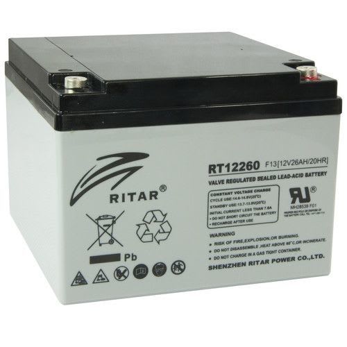 RITAR - Akku lyijy suljettu - RitarRT12260-F13 12V/26Ah F13n