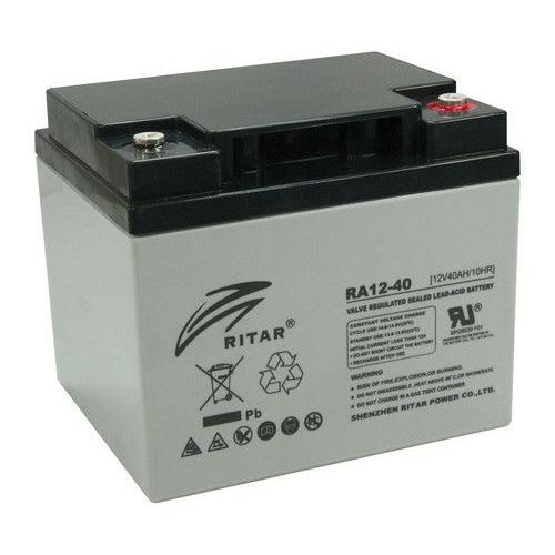 RITAR - Akku lyijy suljettu - RitarRA12-40-F11 12V/40Ah F11n