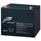 RITAR - Akku lyijy suljettu - RitarRA12-75-F11 12V/75Ah F11n