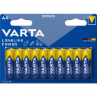 VARTA INDUSTRIAL - Paristo alkali - Longlife Power AA, 20 kpl