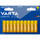 VARTA INDUSTRIAL - Paristo alkali - Longlife AA (LR6) 10 kpl