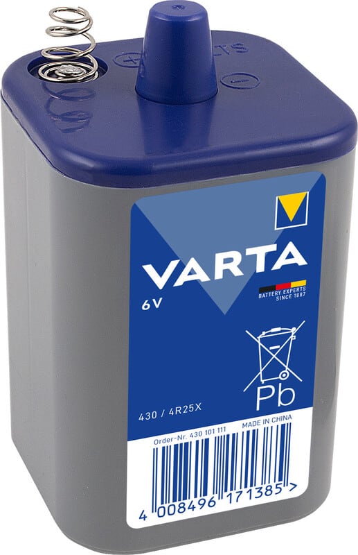 VARTA INDUSTRIAL - Paristo sinkkikloridi - 430 6V 4R25X erikoisparisto
