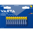 VARTA INDUSTRIAL - Paristo alkali - Longlife Power AAA 20 kpl