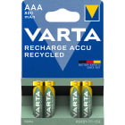 VARTA INDUSTRIAL - Akku NiMh - Accu Recycled AAA 800mAh 4kpl