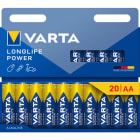 VARTA INDUSTRIAL - Paristo alkali - Longlife Power AA 20pack