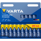 VARTA INDUSTRIAL - Paristo alkali - Longlife Power AA 20pack