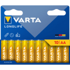 VARTA INDUSTRIAL - Paristo alkali - Longlife AA 10pack