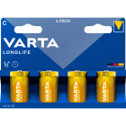 VARTA INDUSTRIAL - Paristo alkali - Longlife C (LR14) 4kpl