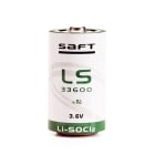 SAFT - Paristo l 3.6V Lithium Batter. - LS33600 D-koko 3.6V 17Ah