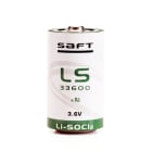 SAFT - Paristo l 3.6V Lithium Batter. - LS33600 D-koko 3.6V 17Ah