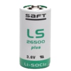 SAFT - Paristo lithium - LS26500 plus C-koko 3,6V 8,5Ah