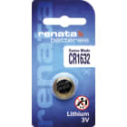 RENATA - Paristo l 3V Lithium Batteries - CR1632/Bp1 3V/125mAh Blister