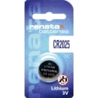 RENATA - Paristo l 3V Lithium Batteries - CR2025/Bp1 3V/170mAh Blister