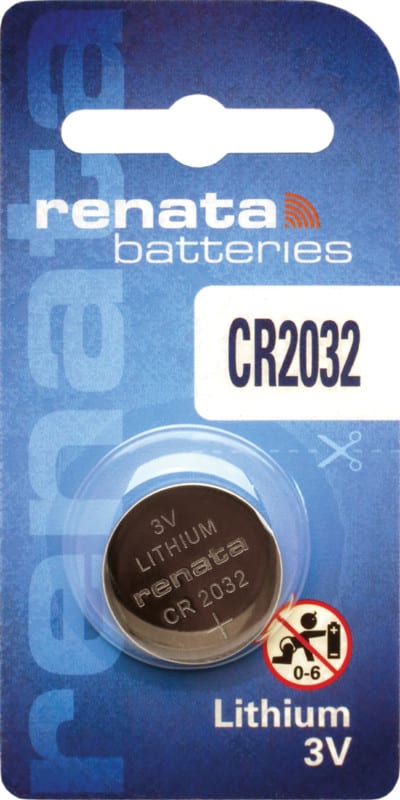 RENATA - Paristo l 3V Lithium Batteries - CR2032/Bp1 3V/225mAh Blister