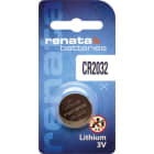 RENATA - Paristo l 3V Lithium Batteries - CR2032/Bp1 3V/225mAh Blister