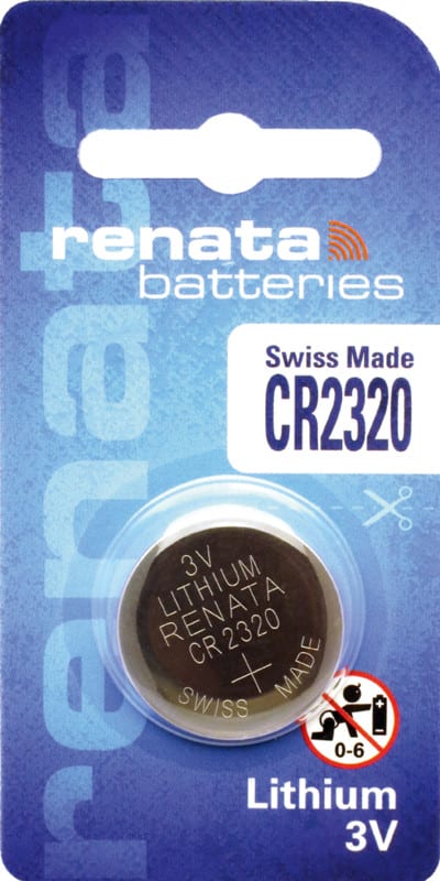 RENATA - Paristo l 3V Lithium Batteries - CR2320/Bp1 3V/150mAh Blister