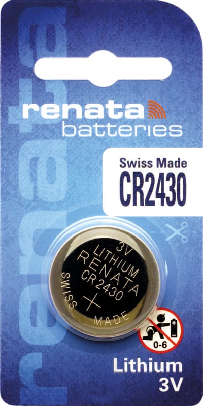RENATA - Paristo l 3V Lithium Batteries - CR2430/Bp1 3V/285mAh Blister