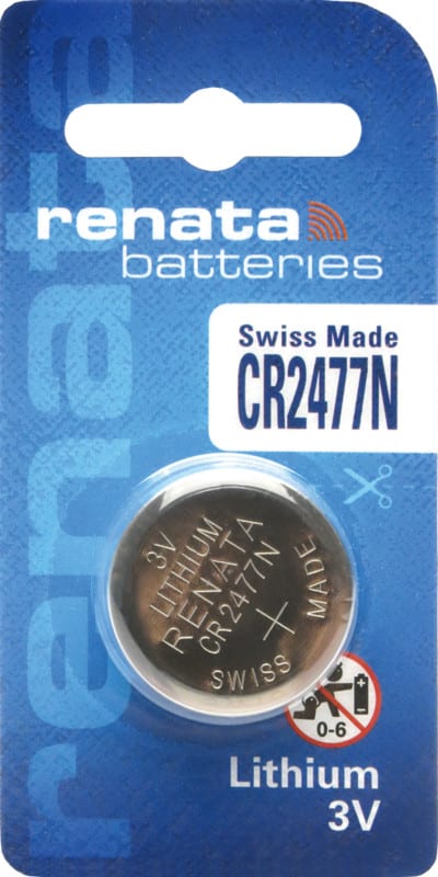 RENATA - Paristo l 3V Lithium Batteries - CR2477n/Bp1 3V/950mAh Blister
