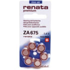 RENATA - Paristo kuulok Renata Maratone - ZA675. PR44 /Bp6 1.4V/650mAh