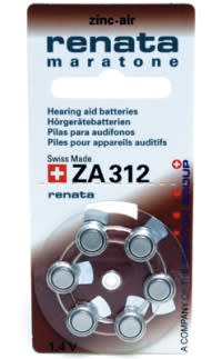 RENATA - Paristo kuulok Renata Maratone - ZA312, PR41 /Bp6 1,4V/180mAh