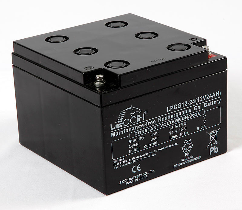 LEOCH - Akku lyijy suljettu - Leoch LPCG12-24 geeliakku T12