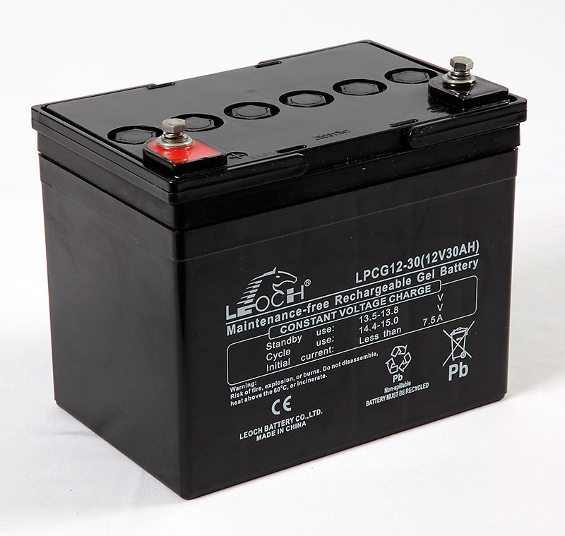 LEOCH - Akku lyijy suljettu - Leoch LPCG12-30 geeliakku T6+A