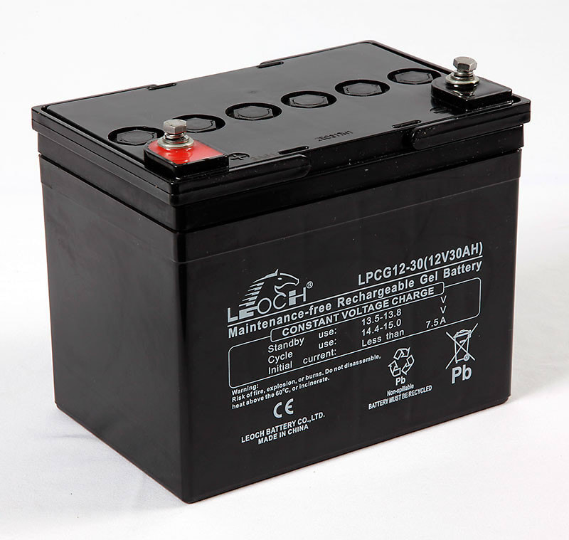 LEOCH - Akku lyijy suljettu - Leoch LPCG12-30 geeliakku T6+A