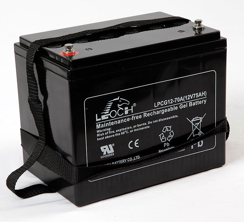 LEOCH - Akku lyijy suljettu - Leoch LPCG12-70A geeliakku T6+