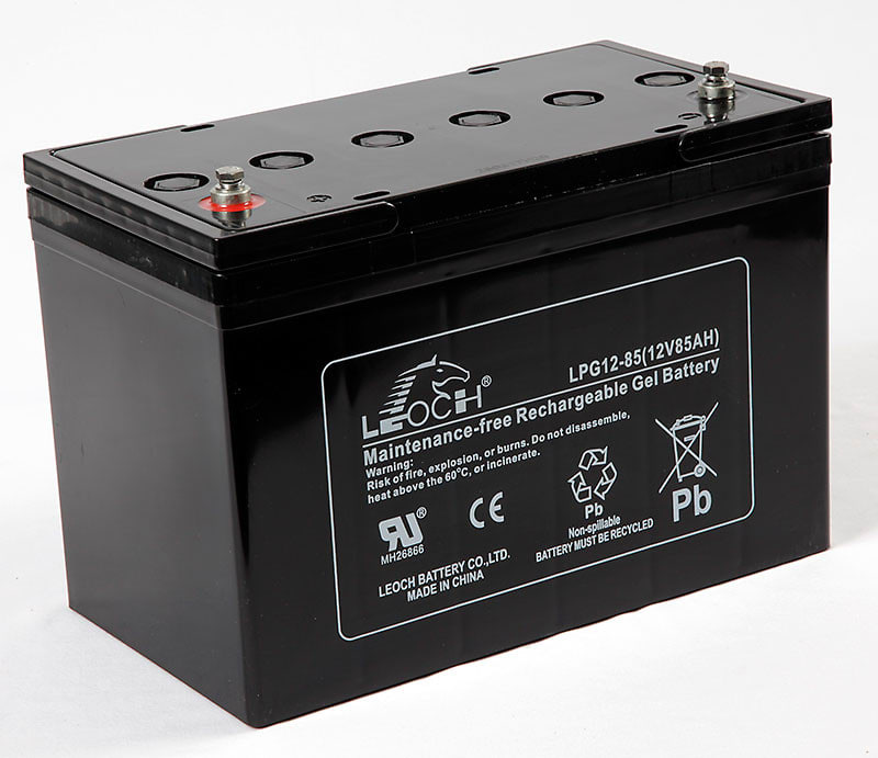 LEOCH - Akku lyijy suljettu - Leoch LPG12-85 geeliakku T6+AP