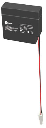 CT LEADER - Suljettu agm akku 12V 0.8AH - CT0,8-12P 12V/0,8Ah WIRE+CON
