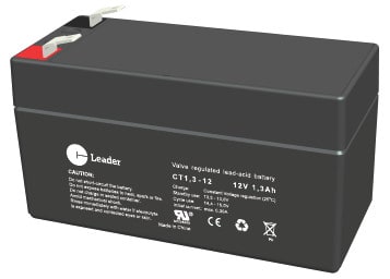 CT LEADER - Suljettu agm akku 12V 1.3AH - CT1,3-12 12V/1,3Ah T1-NAPA