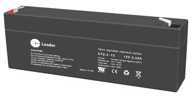 CT LEADER - Suljettu agm akku 12V 2.3AH - CT2,3-12 12V/2,3Ah T1-NAPA