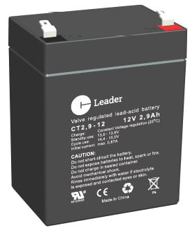 CT LEADER - Suljettu agm akku 12V 2.9AH - CT2,9-12 12V/2,9Ah T1-NAPA