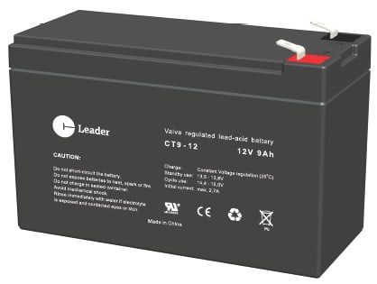 CT LEADER - Suljettu AGM akku 12V 9AH - CT9-12 12V/9,0Ah T2-NAPA