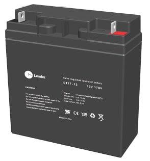 CT LEADER - Suljettu agm akku 12V 17AH - CT17-12 12V/17Ah T3-NAPA