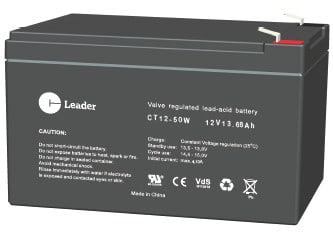 CT LEADER - Akku lyijy suljettu - CT12-50W 12V/13,6Ah (C20) T2