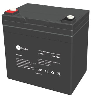 CT LEADER - Suljettu agm akku 12V 33AH - CT33-12 12V/33Ah T6-NAPA