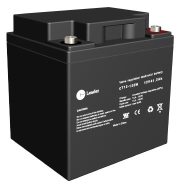 CT LEADER - Akku lyijy suljettu - CT12-125W 12V/41,2Ah (C20) T6