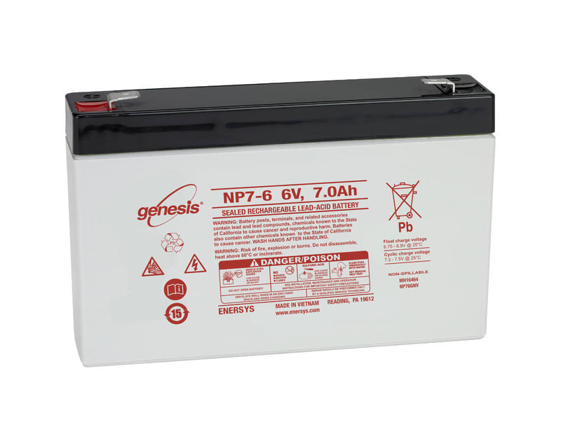 ENERSYS - suljettu agm akku 6V 7Ah - GENESIS NP7-6