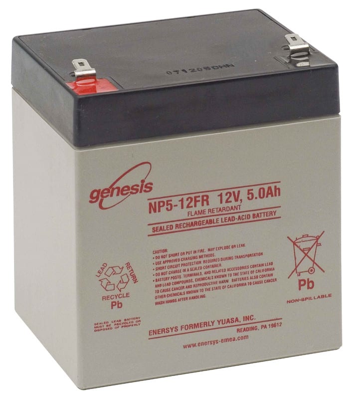 ENERSYS - suljettu agm akku 12V 5Ah - GENESIS NP5-12