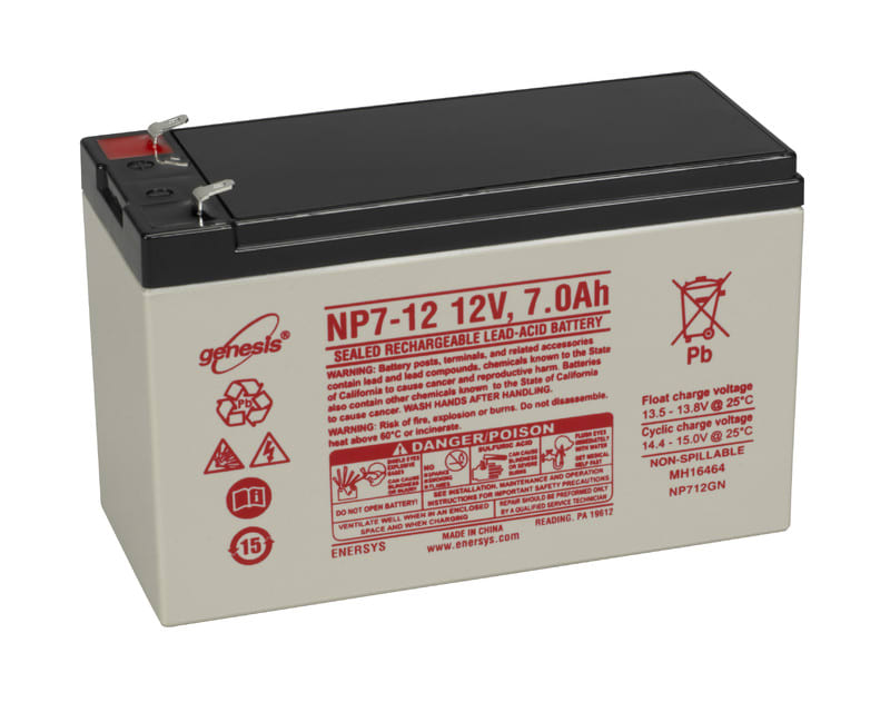 ENERSYS - suljettu agm akku 12V 7Ah - GENESIS NP7-12