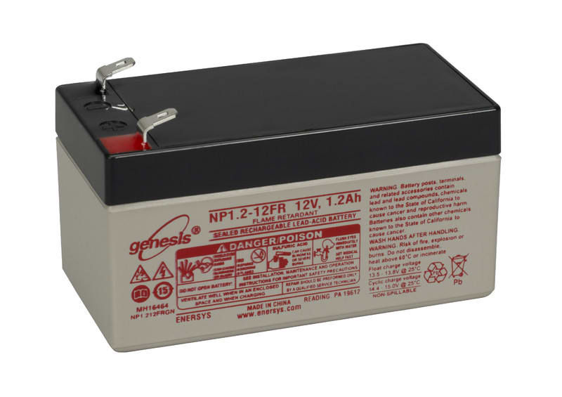 ENERSYS - suljettu agm akku 12V 1.2Ah FR - GENESIS NP1.2-12FR
