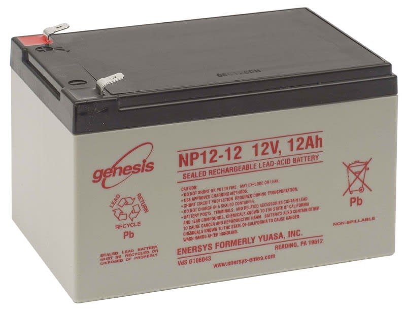 ENERSYS - suljettu agm akku 12V 12Ah - GENESIS NP12-12
